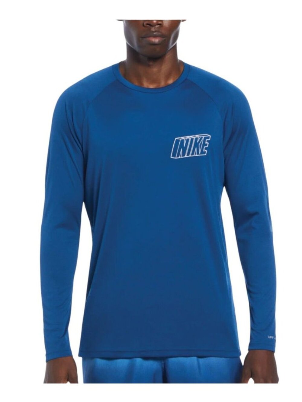 Nike Swim Hydroguard Dri-FIT UPF40+ Rash Guard NESSE477-417 Mens M NEW with Tags